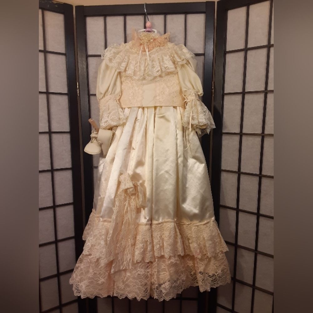 Vintage Antebellum Doll Skirt and Jacket set